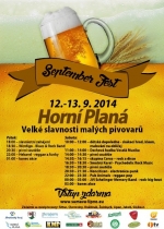 Septembeer fest - Mezinárodní slavnosti malých pivovarů 11.-12.9.2015